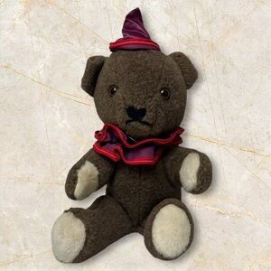 VTG Carousel By Guy Circus Teddy Bear P.T. Bearnum Stuffed Animal Plush Clown PT